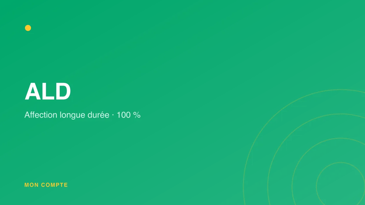 ALD : reconnaissance et remboursement à 100 %