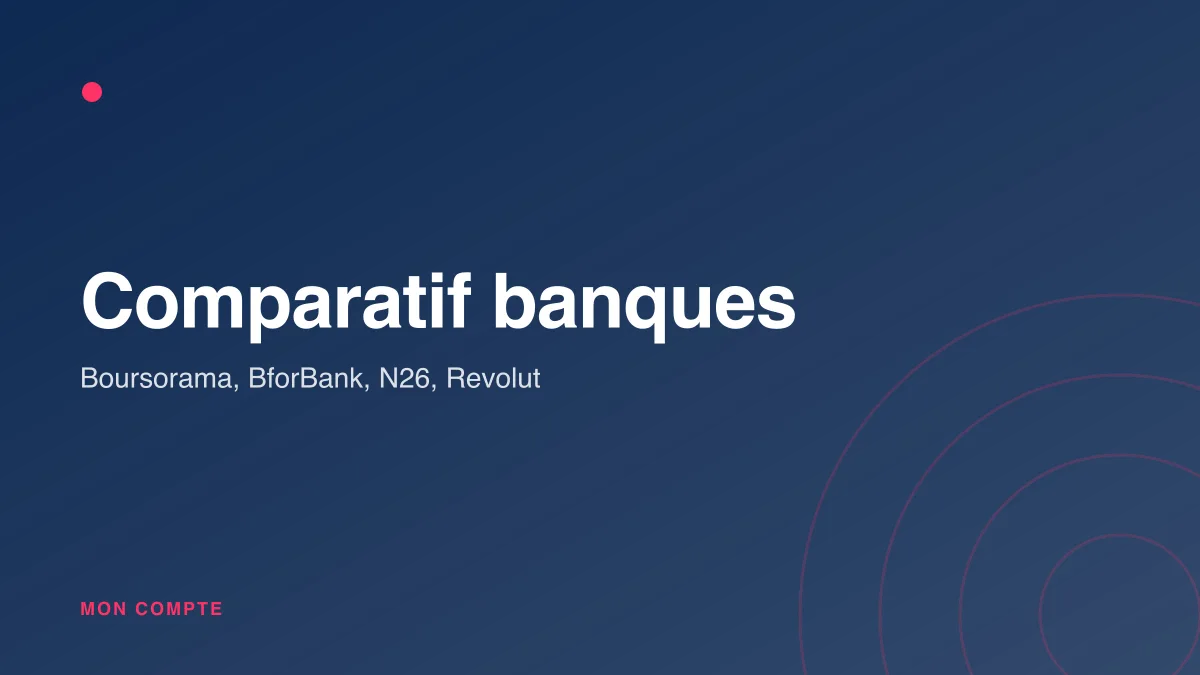 Comparatif des banques en ligne en 2026