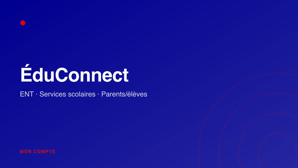 Connexion à mon compte ÉduConnect