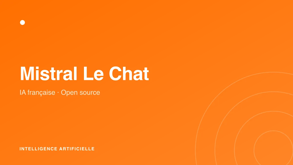 Connexion à Le Chat Mistral AI