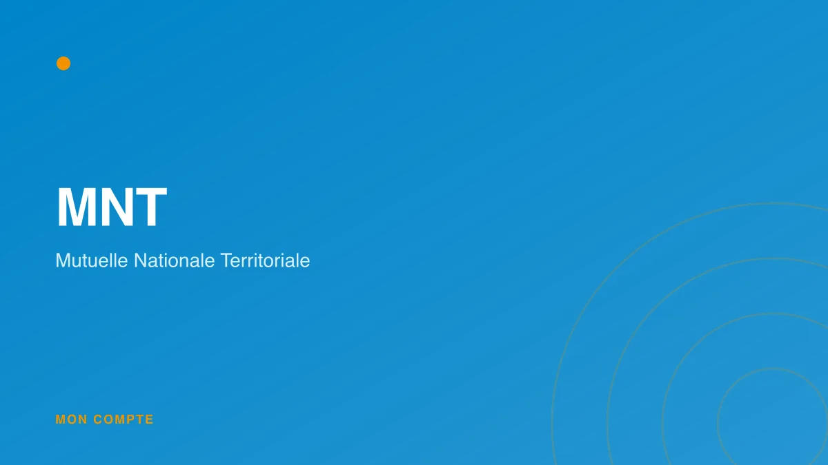 Connexion à l'espace adhérent MNT