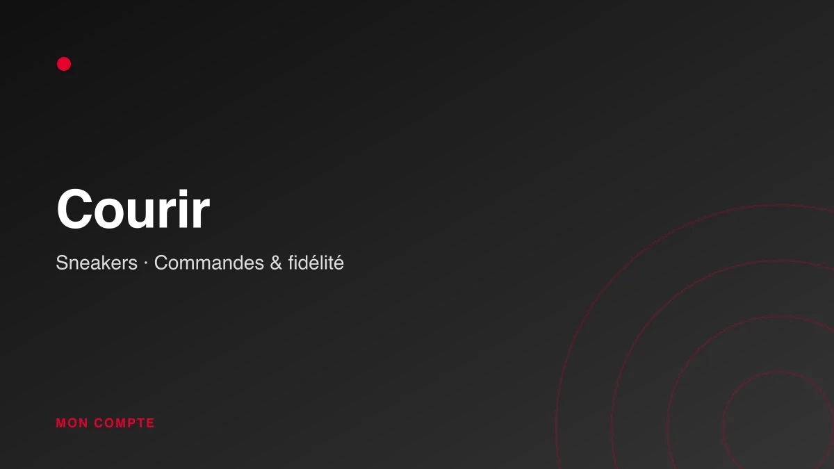 Connexion à mon compte Courir