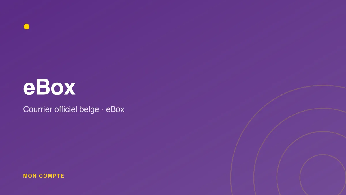 Connexion à mon eBox