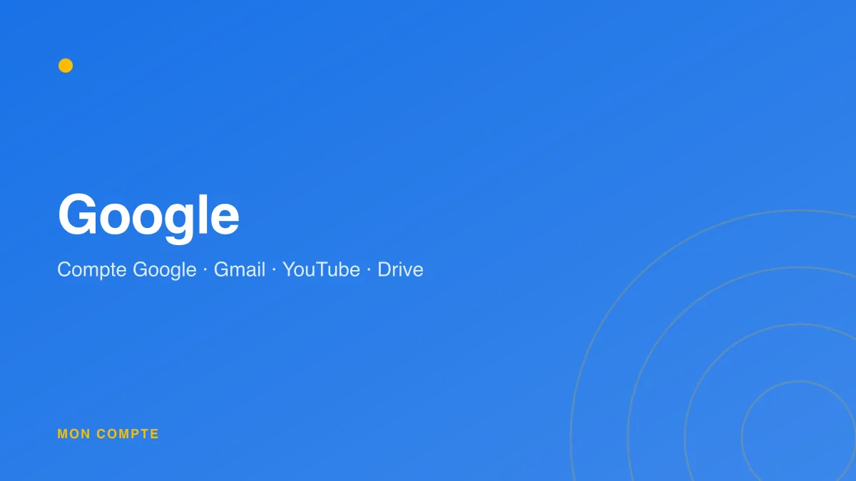 Connexion à mon compte Google
