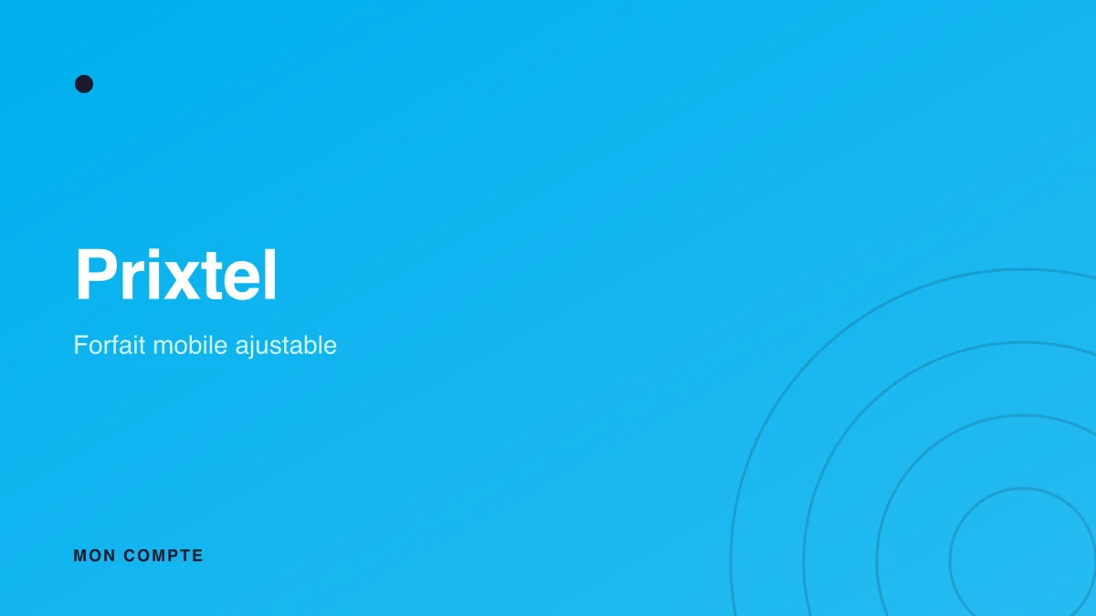 Connexion à mon espace client Prixtel