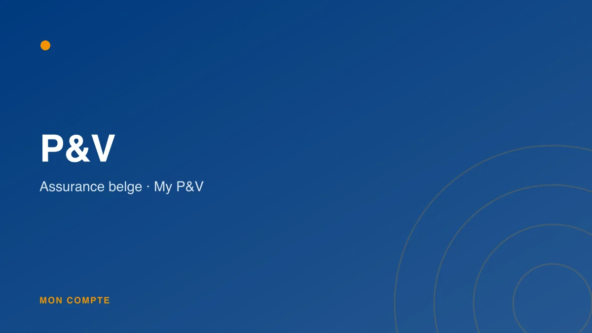 Connexion à mon compte My P&V