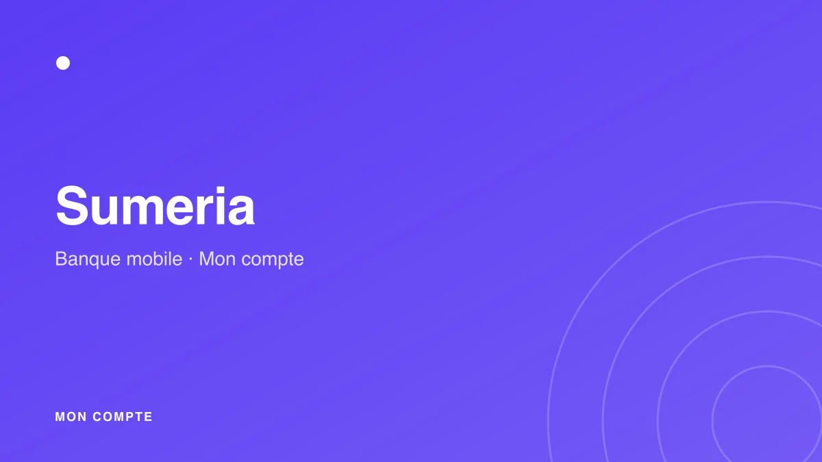 Connexion à mon compte Sumeria