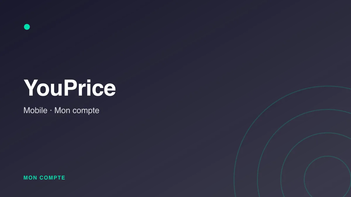 Connexion à mon compte YouPrice