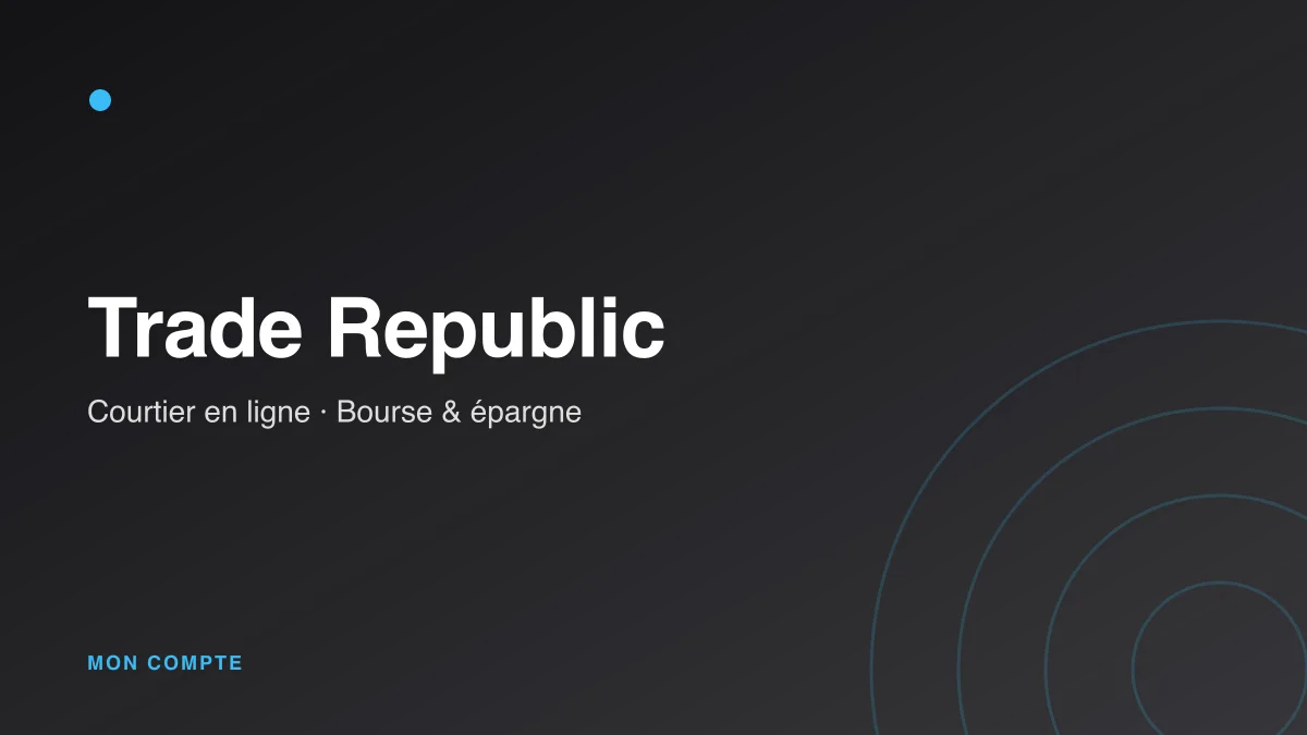 Connexion à mon compte Trade Republic