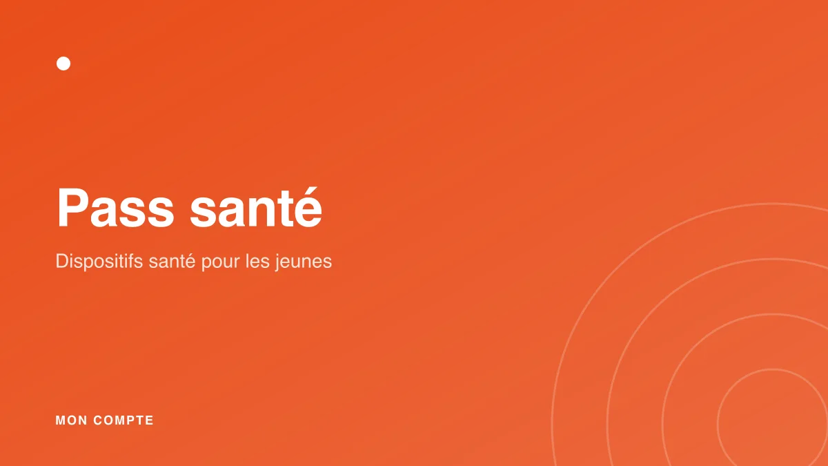 Pass santé pour jeunes et étudiants en France