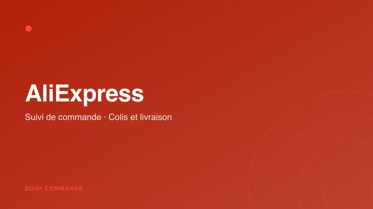 Suivi de commande AliExpress