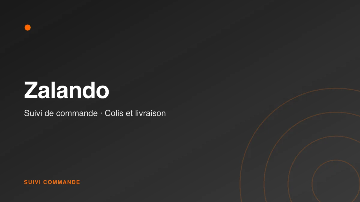 Suivi de commande Zalando